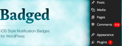 Badged - iOS Style Notification Badges for WordPress