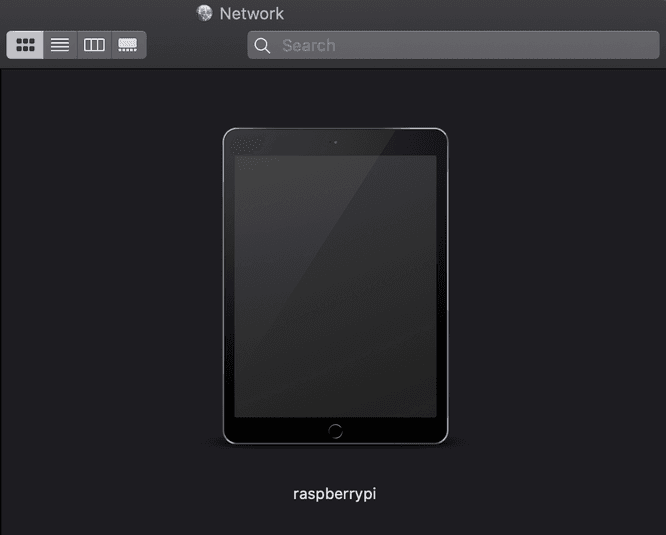 Raspberry Pi showing up as iPad